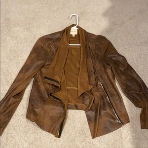 Urban Outfitters Brown Leather Jacket